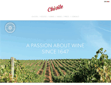 Tablet Screenshot of chivite.com